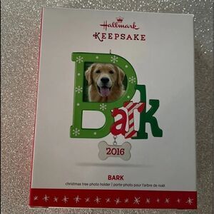 Hallmark 2016 Bark Christmas Tree Photo-Holder